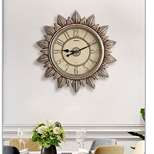 Moderne Wanduhr 24,4 Zoll, batteriebetrieben, für Wohnzimmer, Küche, Schlafzimmer, Büro – dekorativ, Farbe: B